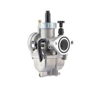 Carburettor Carb For GY6 Engine 100cc-250cc PE17mm PE19mm PE22mm PE24mm PE26mm PE28mm Flange Motorcycle Carburetor 2T 4T ATV Racing Pitbike(PE 24MM SILVER)