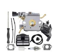 carburettor Carburetor Air Fuel Filter Set for Husqvarna 445 450 445E 450E for JONSERED CS2245S 506450401 Chainsaw for ZAMA C1M-EL37B 506450401(C1M-EL37B kit)
