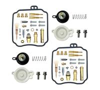 Carburettor Carburetor Repair Kit Motorcycle Carb Float Diaphragm Aircut Throttle Screw Set Parts For V-STAR For DRAGSTAR For XVS650 Carbure(Repair and aircut)