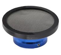 Carburettor For Keihin For PWK21/24/26/28/30mm PE 28/30mm Trumpet With Guaze Motorcycle Air Filter Wind Horn Cup Alloy 50mm(Rubber Mesh Blue)