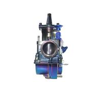 carburettor High Performance Universal Ko so Carburetor Colorful electroplating PWK24 26 28 30 32 34mm With green filter Platinum Finish(MC30)