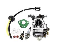 Carburettor Kit for 52cc 49cc 43cc Brush Cutter with Seal Hose for Plug Chainsaw Corded Annular Buffer Oil Pipe Worm Gear Filterarburetor Repair Chainsaw Sharpener Electric