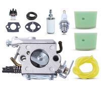 Carburettor Kit for Husqvarna 123 223 323 325 326 327, ADEFOL Spare Parts Replacement Engine Accessory Part Number OEM C1Q-EL24 Carburetor Repair Kit