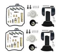 Carburettor Kit For YAMAHA For VSTAR For DRAGSTAR XVS650 XVS 650 Motorcycle Carb Parts Float Diaphragm Screw Replaces Carburetor Repair Tool Rebuild Kit(Set 4)