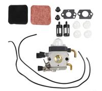 Carburettor Kit Metal Replacement Accessory for FS85 FS75 FS55 FS55R FS46 FS45 FS38 FC55 Trimmers and Brushcutters for C1Q-S66 C1Q-S186 C1Q-S143 Series Models