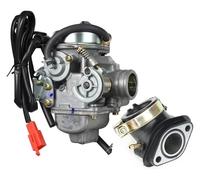carburettor repair kit 24mm Motorcycles PD24J Carburetor Choke For GY6 125cc 150cc Scooter ATV 4 Stroke(GY6-B)