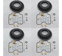 Carburettor Repair Kit Motorcycle Carburetor Repair Kit For Suzuki Katana 750 GSX750F 1998-2006 Vacuum Diaphragm Float Needle Valve Guide Screw Set(Color 3)
