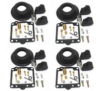 Carburettor Repair Kit Motorcycle Carburetor Repair Kit For XS1100L 1980-1981 XS1100S Plunger Diaphragm Float Bowl Gasket(Color 3)