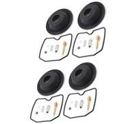 Carburettor Repair Set For KAWASAKI ZR550B For Zephyr 1990-1993 | Motorcycle Carburetor Repair Kit Card Rebuild set w/ Vacuum Diaphragm