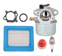 Carburettor Seal O-Ring X Air Filter Primer Bulb Spark Plug for Briggs Stratton Mower Quantum Carburetor compatible with 498170 799868