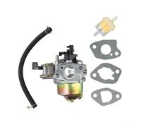 Carburettor with Gasket and Fuel Filter Set Compatible for Einhell BG-PM 46 S HW, BG-PM 46 S-HW SE, BG-PM 51 S-HW Lawn Mower, Durable-Metal Plastic Rubber Construction
