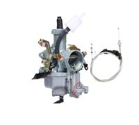 Carburretor For 4 Stroke CG125cc 150cc 200cc 250cc 300cc PZ27 27mm Motorcycles Carburetor With Accelerating Pump With Dual Throttle Cable Carburetter Carb(CARB And Cable)