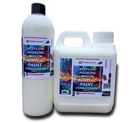 Carbusonic Acrylic Pouring Medium Paint Conditioner For Cell Painting All Water Based Emulsions & Wood Stains (1 Lt)