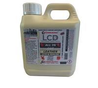 Carbusonic All in one Leather dye and sealant, Interior Leather Repair Paint for Car Seats, Sofas, Arm Chairs, Shoes, Handbags & More. 23 Colour Variations (Light Cream, 1 Litre)