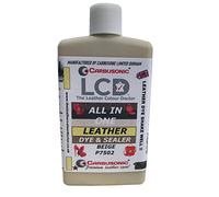 Carbusonic All in one Leather dye and sealant, Interior Leather Repair Paint for Car Seats, Sofas, Armchairs, Shoes, Handbags, Gloves & More. 23 Colour Variations (Cream Beige, 100 ml)