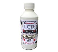 Carbusonic All-in-One Leather Dye & Sealant Light Cream - Restores Colour & Protects Interior Leather, Vinyl - Waterproof Leather Repair Paint for Sofas, Handbags, Chairs, Shoes & Car Seats 250ML
