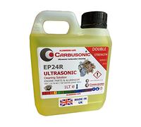 Carbusonic Carburettor Machine Parts Ultrasonic Cleaning Fluid for Engine Parts, Valves, seats, rockers & more Double Concentrated For Ultrasonic Tanks & Baths 1LT