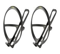 Carbylon Water Bottle Cage (2-Pack) by Delta Cycle, Ultra Lightweight 17 Grams, Carbon Fiber & Nylon Bike Bottle Holder