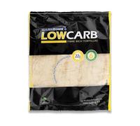 Carbzone Low Carb Fibre Rich Tortilla, Vegan Friendly, No Added Sugar, Whole Grain Wheat, High Protein, 6 Tortillas, 390 Grams (Pack of 3)