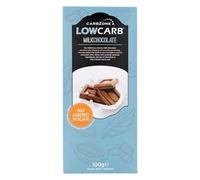 CarbZone Low Carb Milk Chocolate Bar 100g - No Added Sugar, Non-GMO, Premium Creamy Milk Chocolate - Birthday & Holiday Treats (Pack of 2)