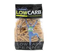 CarbZone Low Carb Penne Pasta, High Protein & High Fiber, 60g Protein per Pack, Made with Soy, Pea & Egg White Protein, Whole Wheat Pasta Alternative, 250g (Pack of 2)