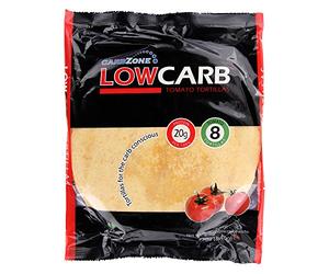 CarbZone Low Carb Tomato Tortilla, 4g Carbs, 20% Protein, 9% Fiber, Keto Friendly Wraps (Pack of 2)