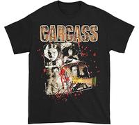Carcass Men's Necroticism T-Shirt Black Size S T-Shirt Graphic Unisex Tee Shirt Black M