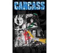 Carcass Necroticism Textile Poster in Black Carcass Black