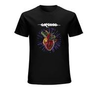 Carcass Torn Arteries Mens Funny Unisex T-Shirts Graphic Print Black Tee XL