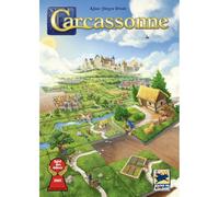 Carcassonne Board Game With River And Abbot Expansion