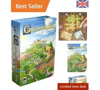 Carcassonne Board Game (BASE GAME) | Board Game for Adults and Family | Strategy Board Game | Medieval Adventure Board Game | Ages 7 and up | 2-5 Play