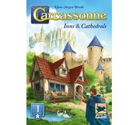 Hans im Gluck | Carcassonne: Inns & Cathedrals Expansion 1 Refresh | Board Game Expansion | Ages 7+ | 2-6 Players | 45 Minutes Playing Time