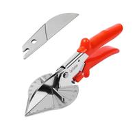 CarClothes Miter Snips-Professional Multi Angle Miter Shears Cutter(orange),With a Replacement Blade,Electrician Tools Miter snips,Accurately Adjusted 45 To 135 degrees,Cutting Soft Wood,Plastic,PVC