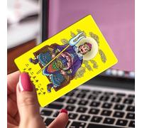 Card - 2025 Snake Year Prosperity, Lucky Charm, Exquisite Protection Card, Durable Metal Material, Wealth & Success Support For Families, Lovers, And Wallet Security