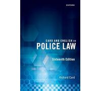 Card and English on Police Law