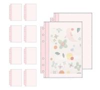 Card Binder - 10 Sheets A5 A6 Clear Storage Case | Transparent Cover for Collector's Card Storage, Display Case, Collections Organization, Envelopes