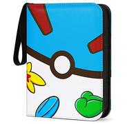 Card Binder 440 Pockets, 4-Pocket Card Holder Album with 55 Sleeves Blue