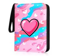 Card Binder 440 Pockets, 4-Pocket Trading Card Holder Collection Album with 55 Sleeves Pink