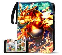 Card Binder 9 Pocket, 900 Pockets, with 50 Removable Sleeves, Trading Card Binder, Card Collection Binder with Zipper, Card Album, for Kids Gifts, for Christmas,Birthdays,Children's Day,Thanksgiving