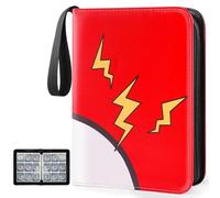 Card Binder 9 Pocket, Trading Card Binder for Pokemon, Card Holder 50 Pages 900 Pocket Capacity, PU Leather Portable Waterproof