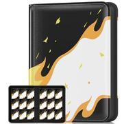 Card Binder 9 Pocket,Trading Card binder Holds 432 Side Loading Pocket,Durable PU Cover Collection Card Ablum for MTG, TCG, Baseball,Sports Cards,Game Card Case book With Zipper for Gift