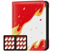 Card Binder 9 Pocket,Trading Card binder Holds 432 Side Loading Pocket,Durable PU Cover Collection Card Ablum for MTG, TCG, Baseball,Sports Cards,Game Card Case book With Zipper for Gift
