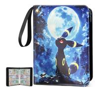 Card Binder 900 Pocket, 9 Pocket Trading Card Binder, Card Folder with 50 Removable Sleeves, PU Card Collection Folder, Waterproof Leather Binder Folder