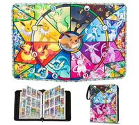 Card Binder for Kids,Trading Card Binder 9 Pocket 50 Pages 900 Cards Capacity,Portable Waterproof PU Card Binder Folder,Collectible Card Album This is the perfect for boys and girls