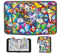 Card Binder for Kids,Trading Card Binder 9 Pocket 50 Pages 900 Cards Capacity,Portable Waterproof PU Card Binder Folder,Collectible Card Album This is the perfect for boys and girls