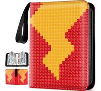 Card Binder for Pokemon, 4 Pocket 55 Page Trading Card Holder Album 440 Pocket, Zipper Card Folder Book