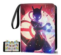 Card Binder for Pokemon 900 Pockets, Trading Card Binder 9 Pocket 50 Pages, Card Holder with Zipper, Portable Trading Card Album