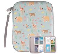 Card Binder Holder, 80 Pockets Cards Binder Folder with Zipper, Loose-leaf & Portable Card Case Card Holder Fit with 2.3 * 3.4 Inch Yoto Cards, MTG, Pokemon, Yu-Gi-Oh, Football & Sports Cards (White)