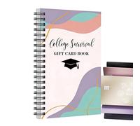 Card Book Graduation,18x13cm Cash Holder | Card Book for College Student | for University Dorm High School Birthday Students Graduates Teens