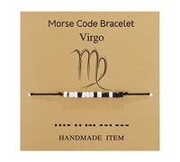 Card Bracelets Bracelet Password Code Party Alphanumeric Souvenir For Girlfriend Anniversary Wedding Constellation Couple Gift Valentine's Twelve Birthday Day Bracelet Bracelets (H, One Size)